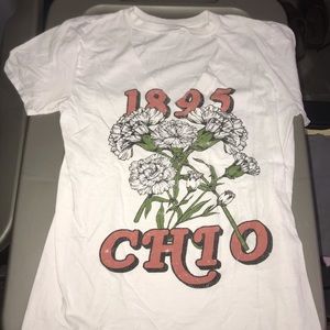 Chi Omega cutout T-shirt